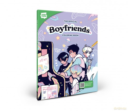 The Official Boyfriends. Coloring Book: 46 original illustrations to color and enjoy (WEBTOON) - refrainbow [KOMIKS]