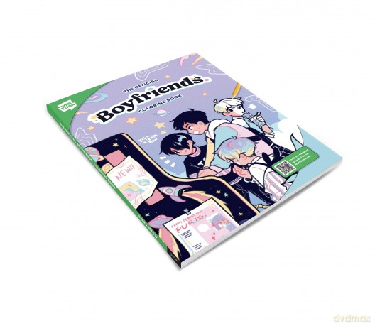 The Official Boyfriends. Coloring Book: 46 original illustrations to color and enjoy (WEBTOON) - refrainbow [KOMIKS]