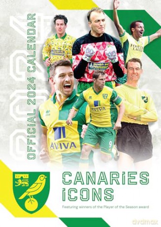 The Official Canaries Icons A3 Calendar 2024 - twocan [KSIĄŻKA]
