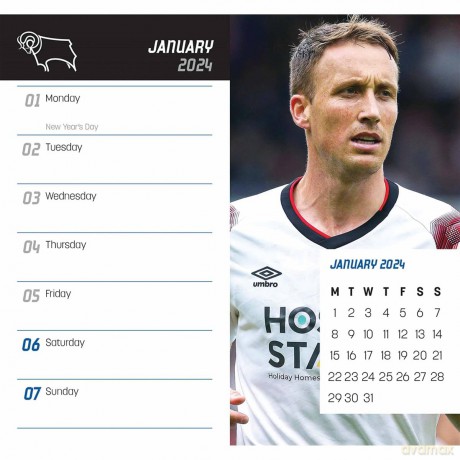 The Official Derby County FC Pocket Diary 2024 - twocan [KSIĄŻKA]
