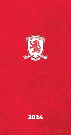 The Official Middlesbrough FC Pocket Diary 2024 - twocan [KSIĄŻKA]
