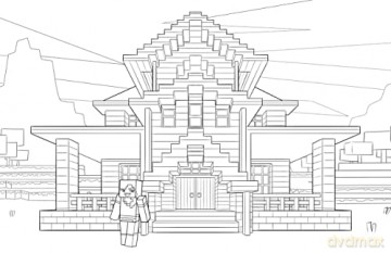 The Official Minecraft Colouring Adventures Book - Titan Books [KSIĄŻKA]