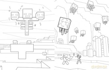The Official Minecraft Colouring Adventures Book - Titan Books [KSIĄŻKA]