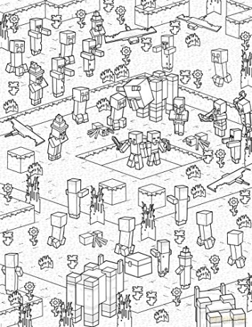The Official Minecraft Colouring Book - Titan Books [KSIĄŻKA]