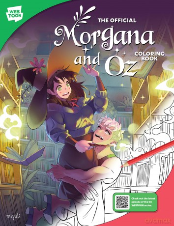The Official Morgana and Oz Coloring Book: 46 original illustrations to color and enjoy (WEBTOON) - Miyuli [KSIĄŻKA]