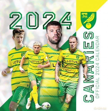 The Official Norwich City FC Desk Calendar 2024 - twocan [KSIĄŻKA]