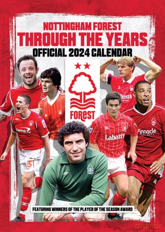 The Official Nottingham Forest Through the Ages A3 Calendar 2024 - twocan [KALENDARZ]