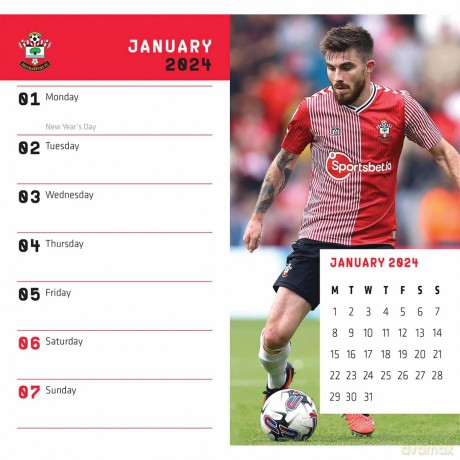 The Official Southampton FC Pocket Diary 2024 - twocan [KSIĄŻKA]