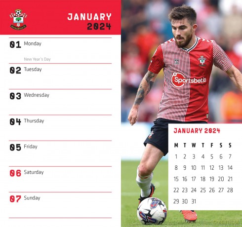 The Official Southampton FC Pocket Diary 2024 - twocan [KSIĄŻKA]