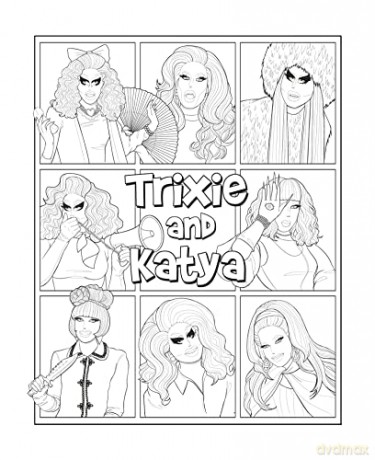 The Official Trixie and Katya Coloring Book - Trixie Mattel [KSIĄŻKA]