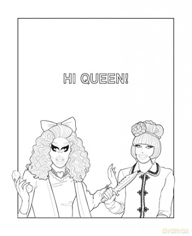 The Official Trixie and Katya Coloring Book - Trixie Mattel [KSIĄŻKA]
