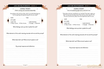 The One Card Tarot Journal: 150 Prompts for Single Card Tarot Wisdom - Maria Sofia Marmanides [KALENDARZ]