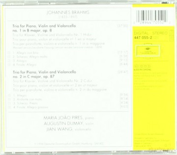 Pires/Dumay/Wang: Brahms:Piano Trios [CD]