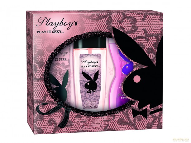 Zestaw Playboy Sexy Woman Deodorant Natural Spray 75ml, Deodorant 150ml, Żel pod Prysznic 250ml [2xPERFUMY]+[KOSMETYKI]