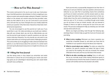 The Oracle Card Journal: A Personalized Record of Your Messages from the Universe - Maria Sofia Marmanides [KALENDARZ]