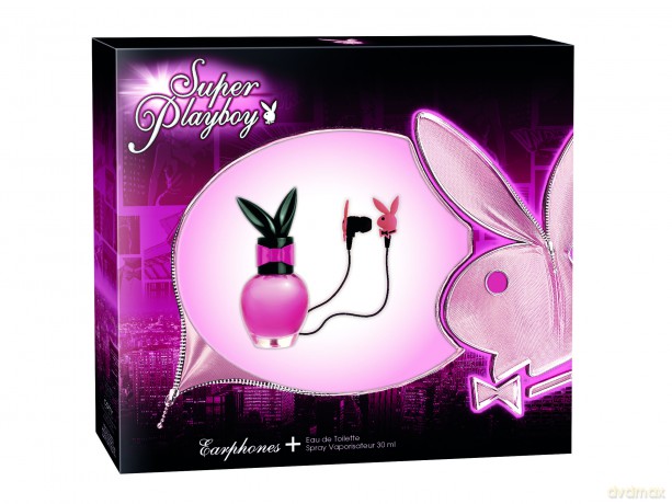 Zestaw Playboy Super Woman Woda Toaletowa 30ml, Słuchawki Playboy [PERFUMY]+[GADŻET]