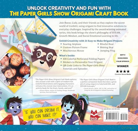 The Paper Girls Show Origami Craft Book: 21 Paper Folding Creations - Global Tinker [KSIĄŻKA]