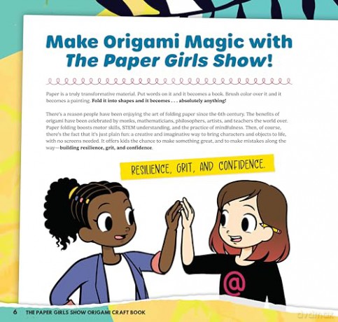 The Paper Girls Show Origami Craft Book: 21 Paper Folding Creations - Global Tinker [KSIĄŻKA]