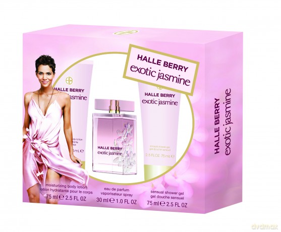 Zestaw Halle Berry Exotic Jasmine Woman Woda Toaletowa 30ml, Balsam 75ml, Żel pod Prysznic 75ml [PERFUMY]+[2xKOSMETYKI]