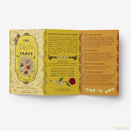 The Pasta Tarot: A 78-Card Deck for Delicious Divination ((Tarot Cards)) - Jeff Petriello [KSIĄŻKA]