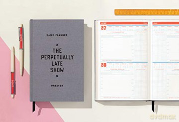 The Perpetually Late Show Undated Standard Planner - Brass Monkey [KSIĄŻKA]
