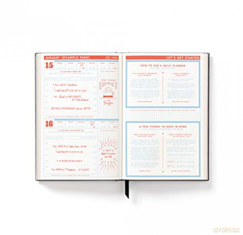 The Perpetually Late Show Undated Standard Planner - Brass Monkey [KSIĄŻKA]