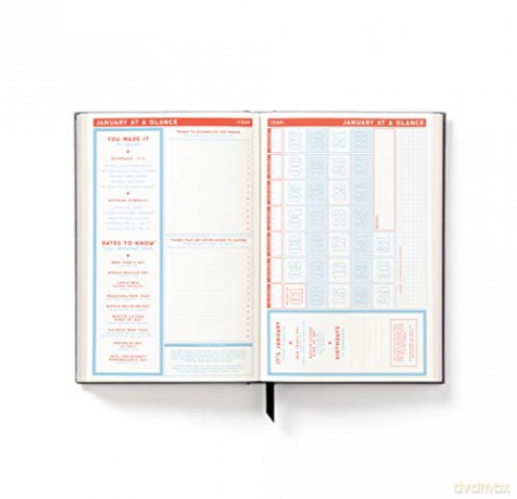 The Perpetually Late Show Undated Standard Planner - Brass Monkey [KSIĄŻKA]