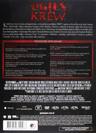 Gra o tron - sezon 1 [5DVD]