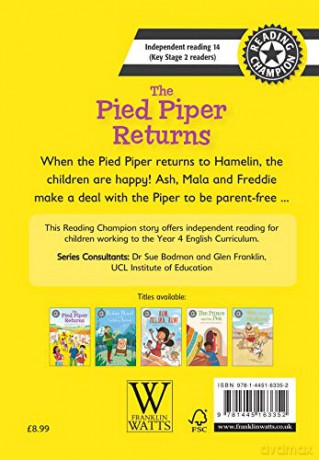 The Pied Piper Returns: Independent Reading 14 (Reading Champion) - Jenny Jinks [KSIĄŻKA]