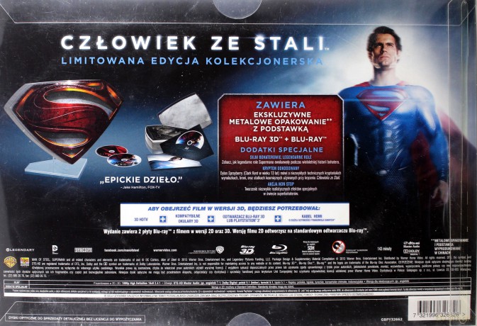 Człowiek ze stali 3D Edycja Specjalna [Blu-Ray 3D]+[Blu-ay]
