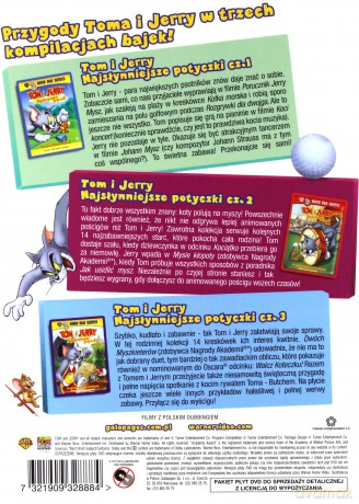 Tom i Jerry: Najsłynniejsze Potyczki [BOX] [3DVD]