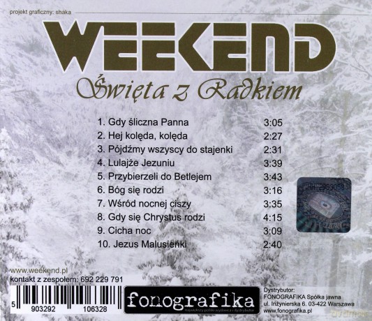 Weekend: Święta z Radkiem [CD]