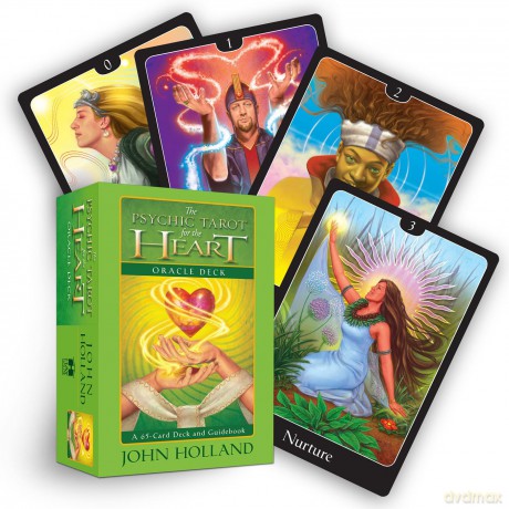The Psychic Tarot for the Heart Oracle Deck - John Holland [KSIĄŻKA]