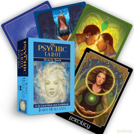 The Psychic Tarot Oracle Deck, 14 x 10 x 3.5 cm - John Holland [KSIĄŻKA]
