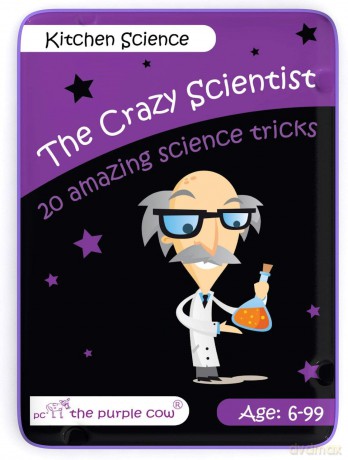 The Purple Cow Crazy Scientist Kitchen Science Activity Set [KSIĄŻKA]