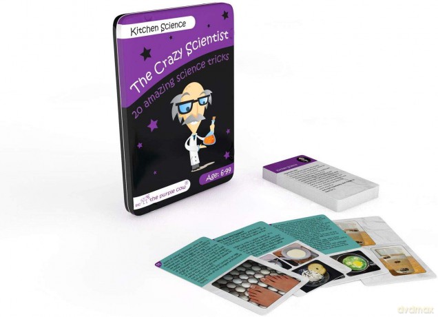 The Purple Cow Crazy Scientist Kitchen Science Activity Set [KSIĄŻKA]