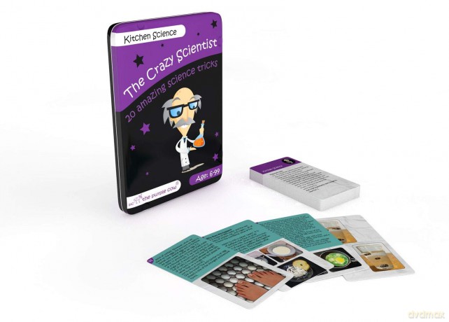 The Purple Cow Crazy Scientist Kitchen Science Activity Set [KSIĄŻKA]