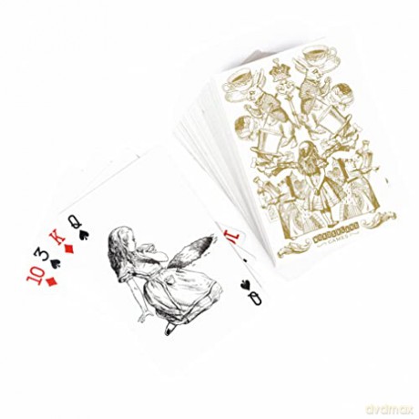 The Queen's Guard Giant Playing Cards - Alice in Wonderland themed jumbo playing cards for all card games. Wonderland Games by Professor Puzzle. [KARTY]