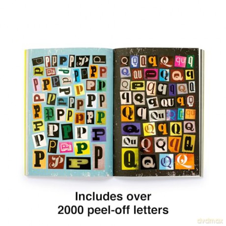 The Ransom Note Sticker Book: Thousands of Letters for Your Anonymous Messages - Luke Herriott [KSIĄŻKA]