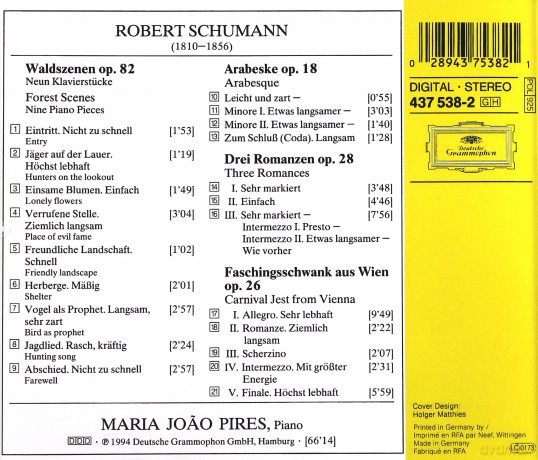 Pires: Schunann:Faschingsschwank + [CD]