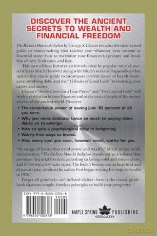 The Richest Man in Babylon: Complete and Original Signature Edition - George S Clason [KSIĄŻKA]