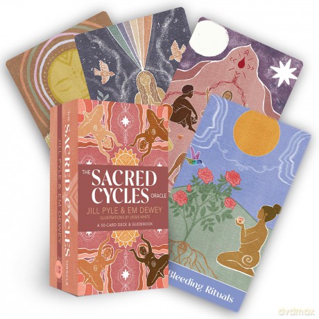 The Sacred Cycles Oracle: A 50-Card Deck and Guidebook - Jillian Pyle [KSIĄŻKA]