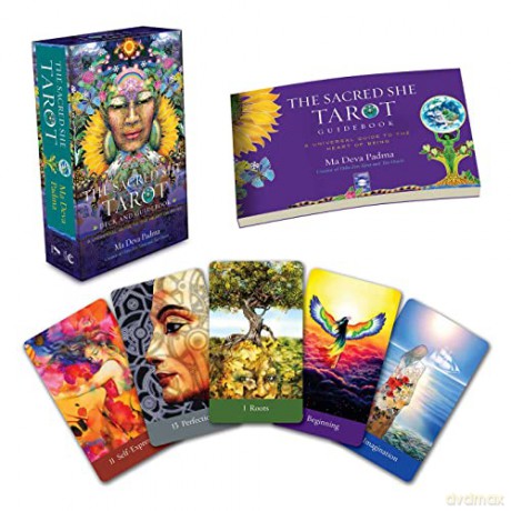 The Sacred She Tarot Deck and Guidebook: A Universal Guide to the Heart of Being - Ma Deva Padma [KSIĄŻKA]