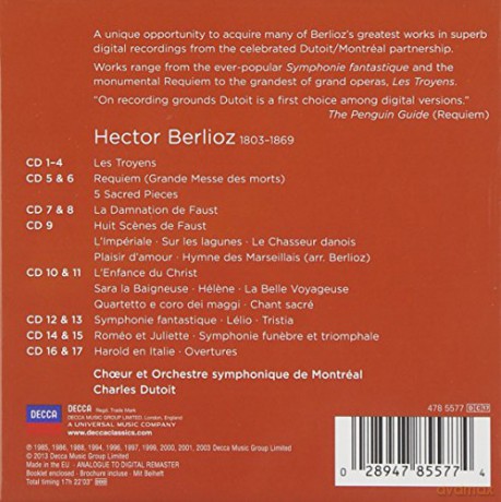 Charles Dutoit: Berlioz Masterworks (Collectors Edition) [17CD]