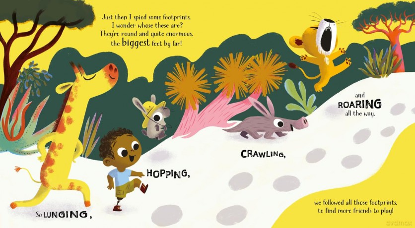 The Safari Stomp: A fun-filled interactive story that will get kids moving! - Caryl Hart [KSIĄŻKA]
