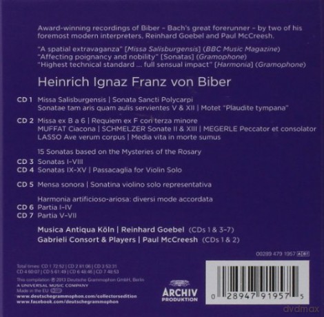 Reinhard Goebel: Biber Sacred And Profane (Collectors Edition) [7CD]