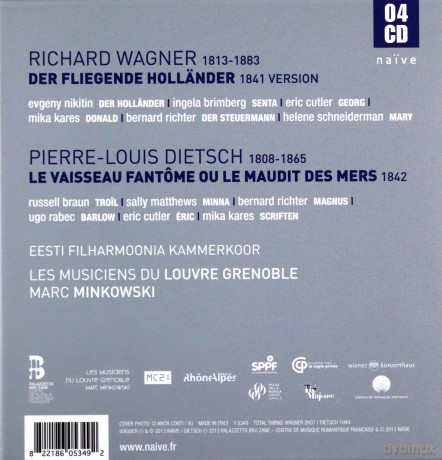Minkowski/ Musiciens Du Louvre: Wagner Der Fliegende Hololander, Dietsch [CD]