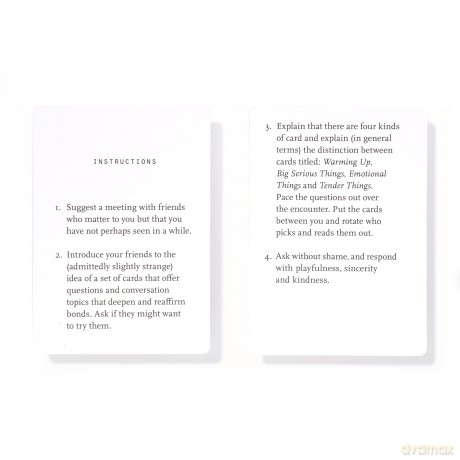 The School of Life - Meeting Friends - 52 Conversation Cards to Kindle Connection - The School of Life [KSIĄŻKA]
