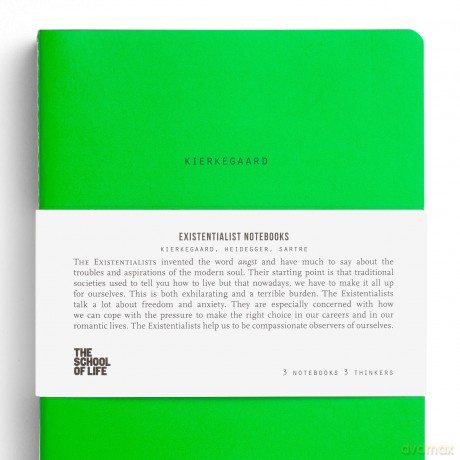 The School of Life - School of Thought Notebooks: The Existentialists - 3 Notebooks, 3 Thinkers [KSIĄŻKA]