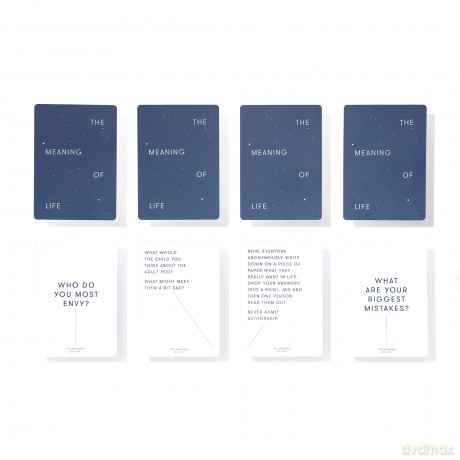 The School Of Life - The Meaning of Life - 52 Cards for Profound and Playful Chat - Adult Card Game - The School of Life [KSIĄŻKA]